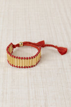 PULSERA ABANICO METALIZADO