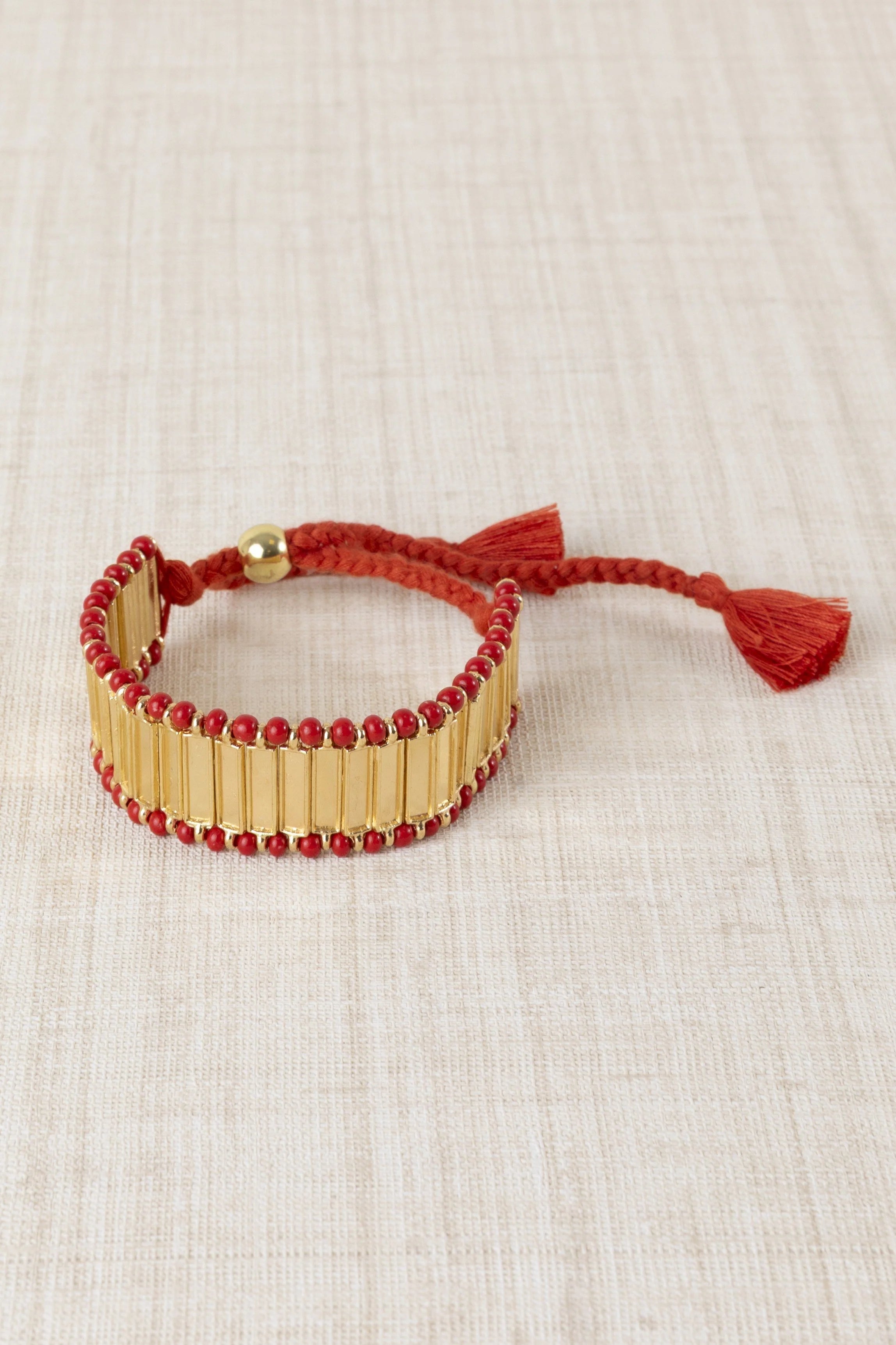 PULSERA ABANICO METALIZADO