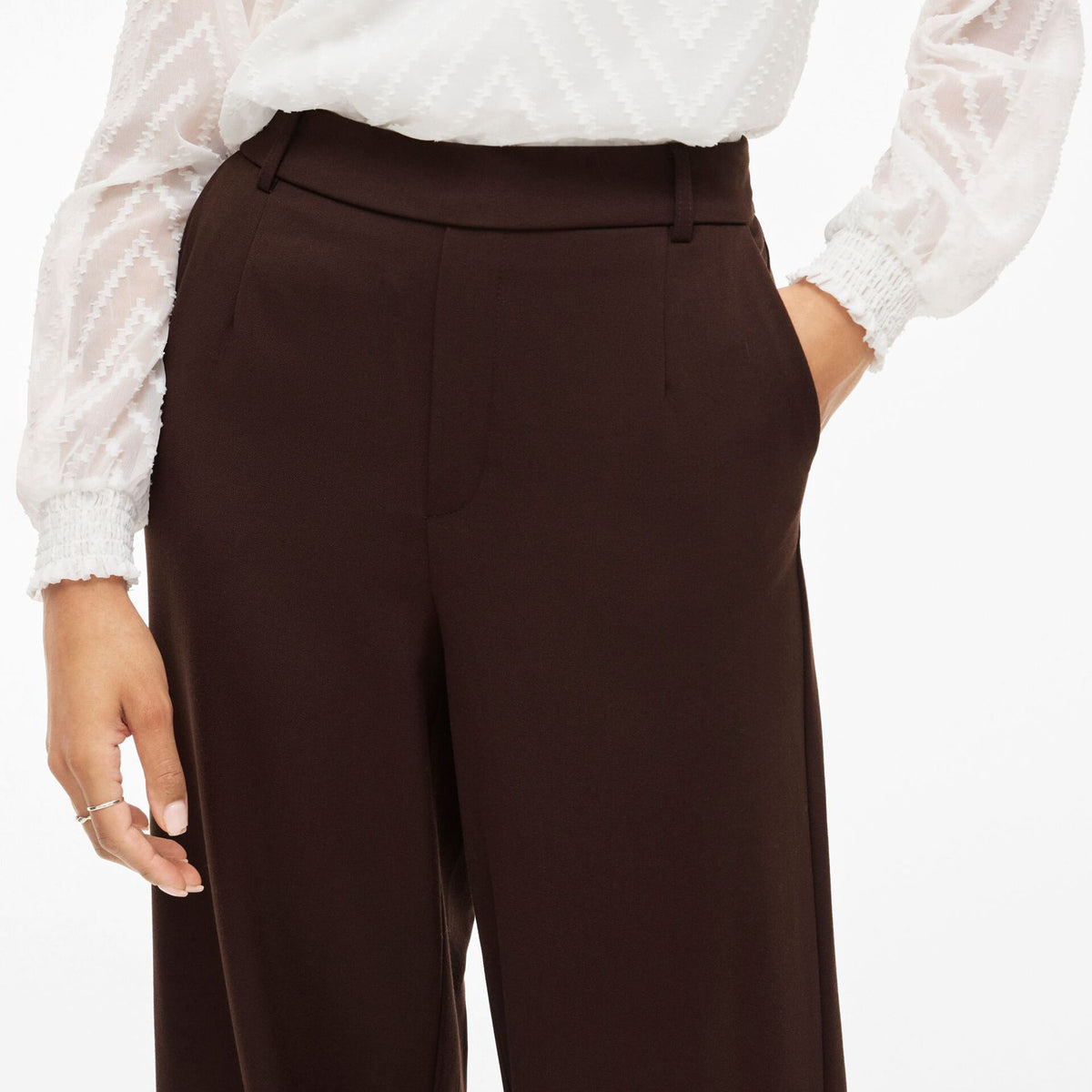 PANTALÓN CINTURA ALTA Y PIERNA ANCHA VIVARONE