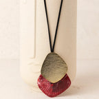 COLLAR LARGO COLGANTE GEOMÉTRICO