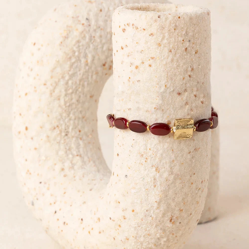 PULSERA FINA DE RESINA Y LATÓN