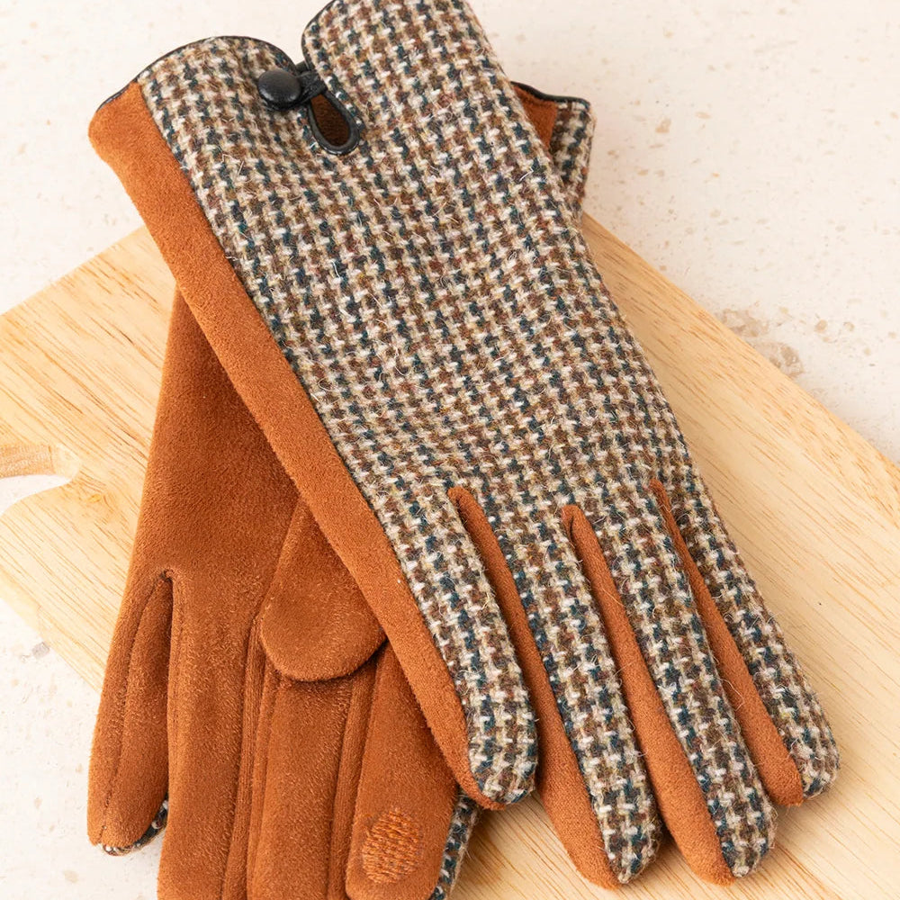 GUANTES TWEED Y ANTE