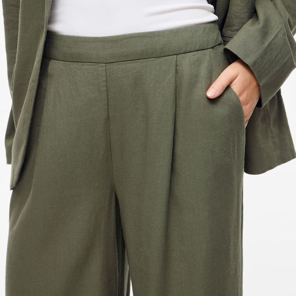 PANTALÓN DE CINTURA ALTA Y PIERNA ANCHA VIJOLANDA