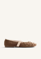 BAILARINAS PIEL, CROCHET Y CUENTAS