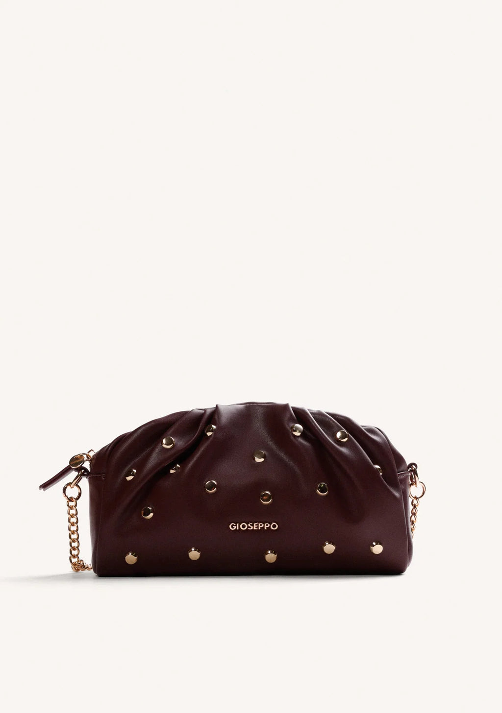 BOLSO BANDOLERA NEGRO EFECTO ARRUGADO TACHAS