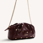BOLSO BANDOLERA EFECTO ARRUGADO TACHAS