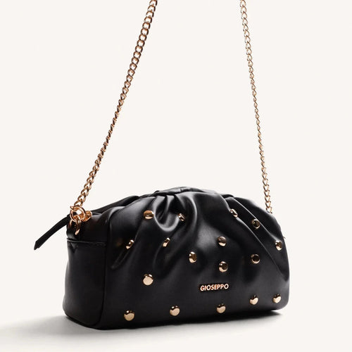 BOLSO BANDOLERA EFECTO ARRUGADO TACHAS