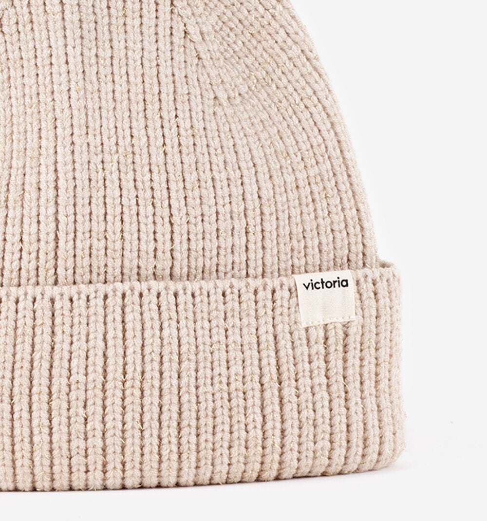 GORRO PUNTO DETALLE LUREX