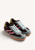 ZAPATILLAS PIEL Y TERCIOPELO