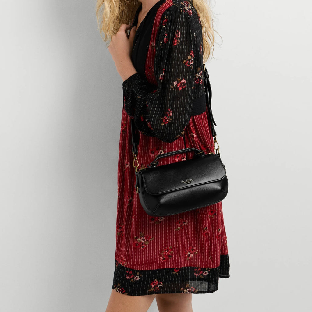 BOLSO BANDOLERA CON SOLAPA IDOIA HEXIA