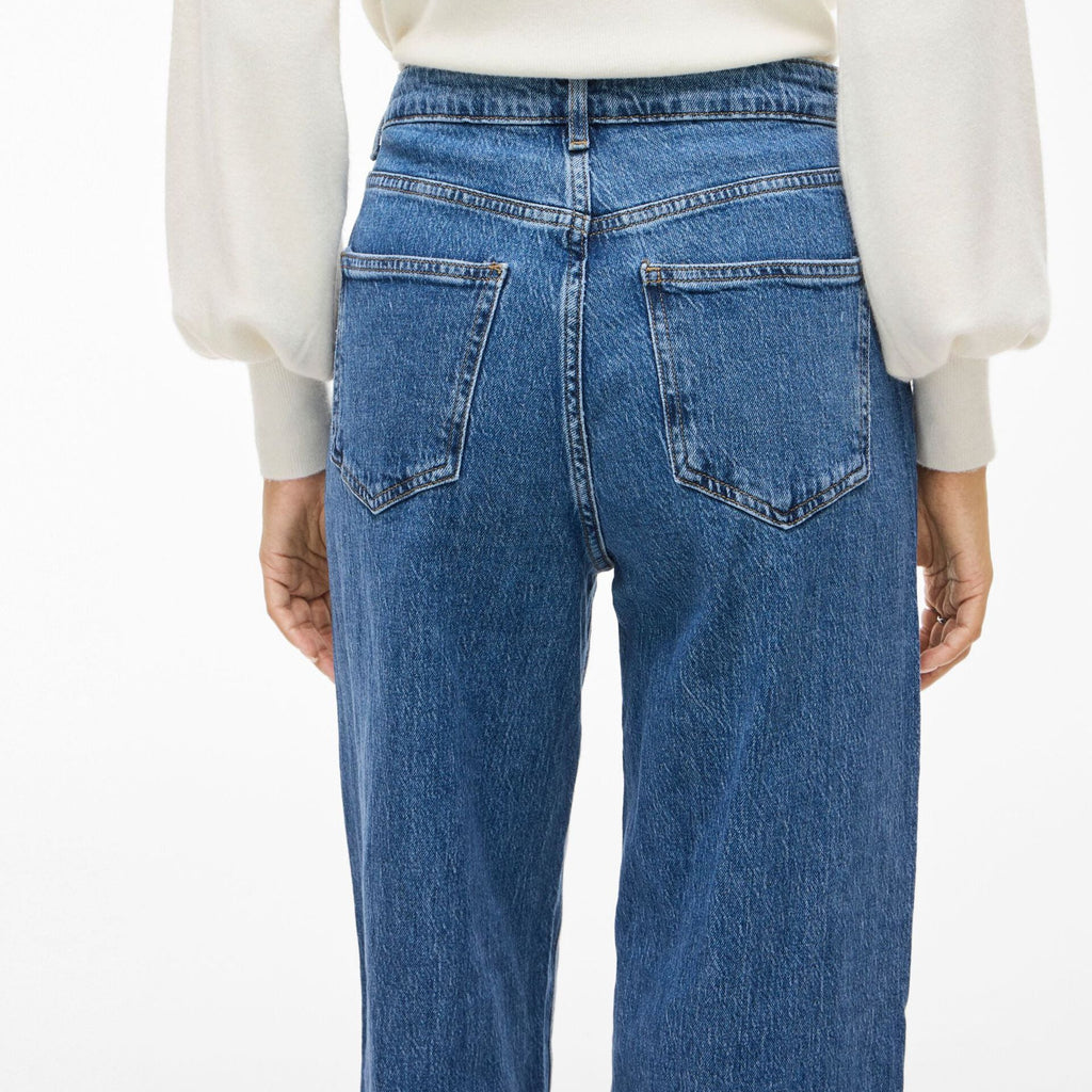 PANTALÓN VAQUERO DE CINTURA ALTA ANCHO VIFREYA