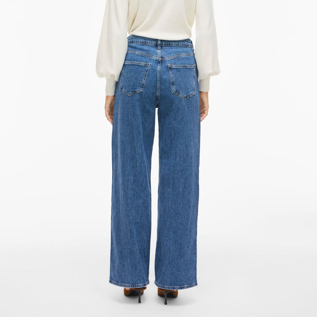 PANTALÓN VAQUERO DE CINTURA ALTA ANCHO VIFREYA