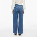 PANTALÓN VAQUERO DE CINTURA ALTA ANCHO VIFREYA