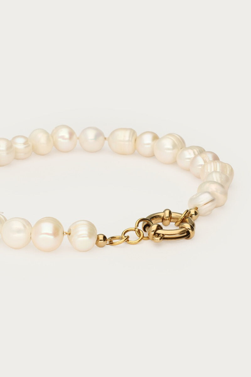PULSERA PERLAS CON CIERRE CIRCULAR