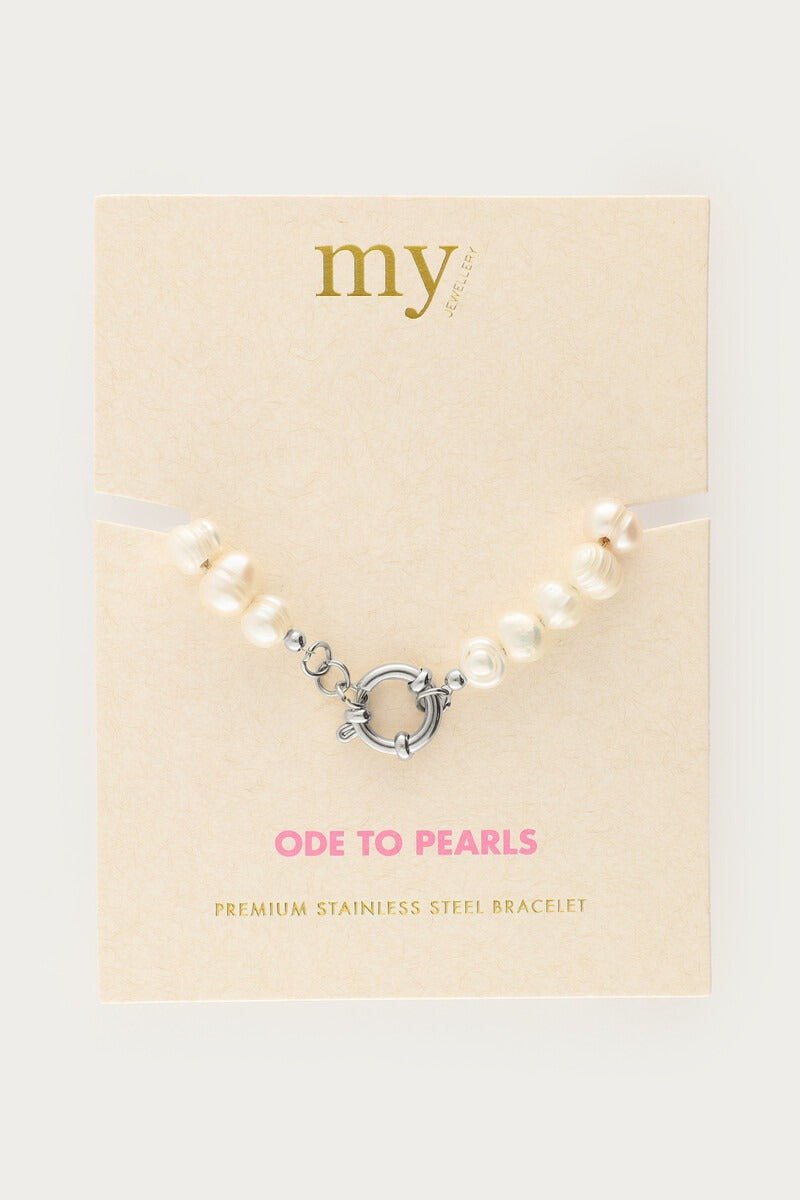 PULSERA PERLAS CON CIERRE CIRCULAR