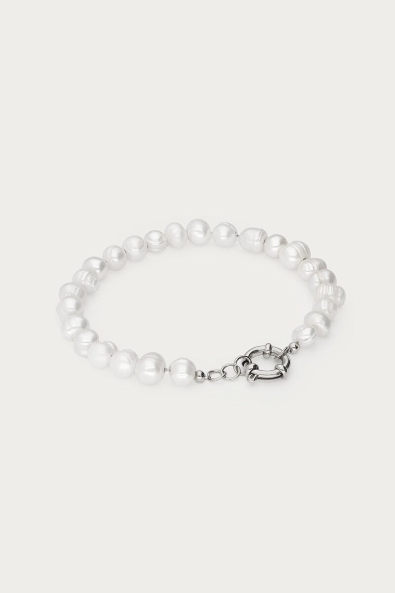 PULSERA PERLAS CON CIERRE CIRCULAR