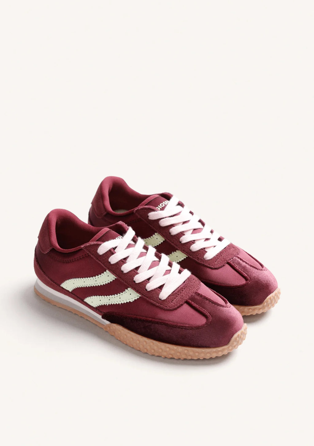 ZAPATILLAS PIEL Y SATÉN