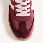 ZAPATILLAS PIEL Y SATÉN