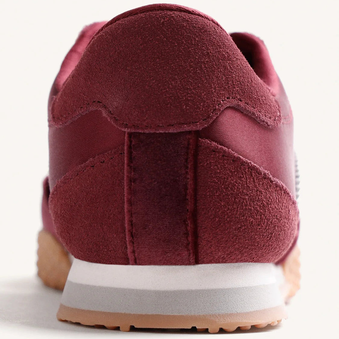 ZAPATILLAS PIEL Y SATÉN