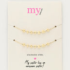 CONJUNTO DE PULSERAS SISTERS